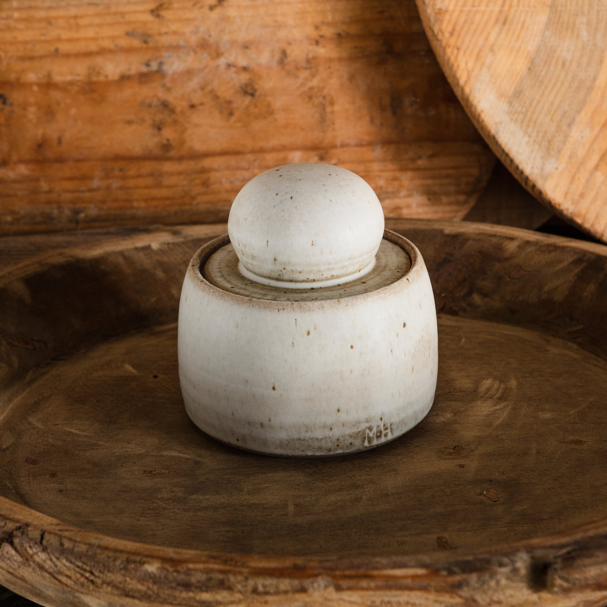 White Stash Pots by MH Ceramics - 5 Sizes Available