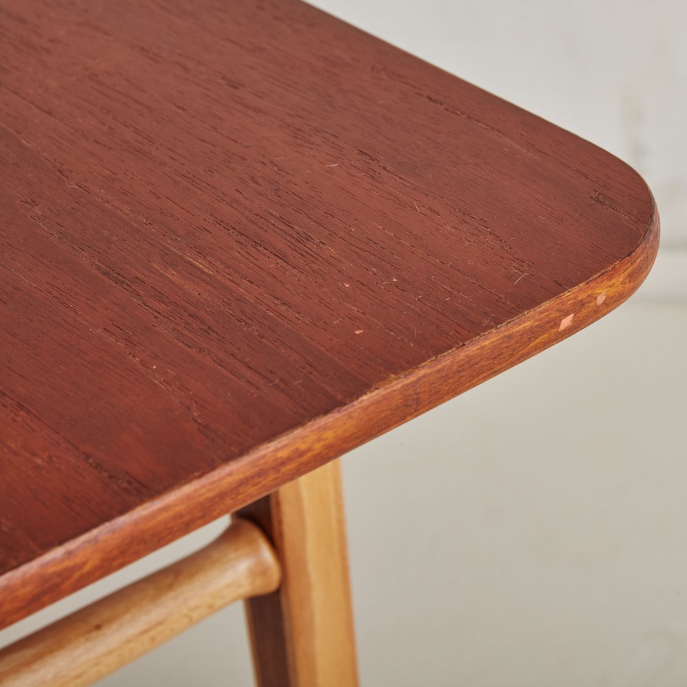 6900 AX' Two-Toned Wood Coffee Table by Peter Hvidt & Orla Mølgaard Ni