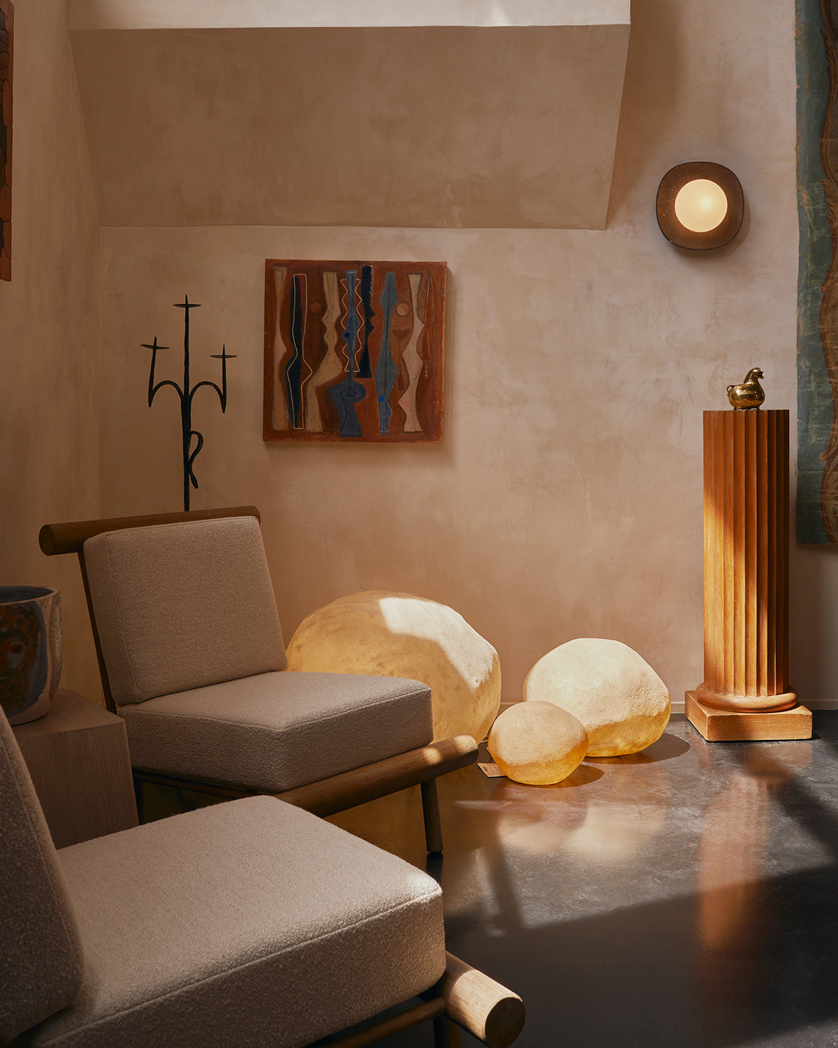 Small French 'Dora' Rock Lamp by André Cazenave for Singleton, 1969