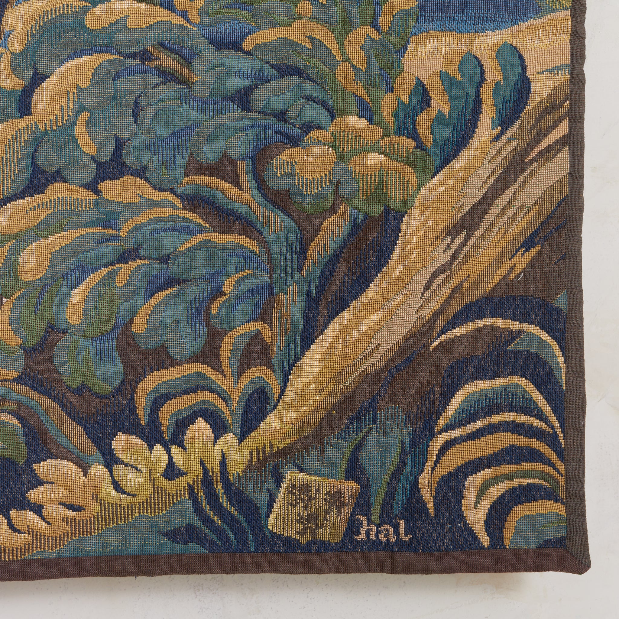Vintage French Verdure Tapestry by Les Tapisseries D'Halluin