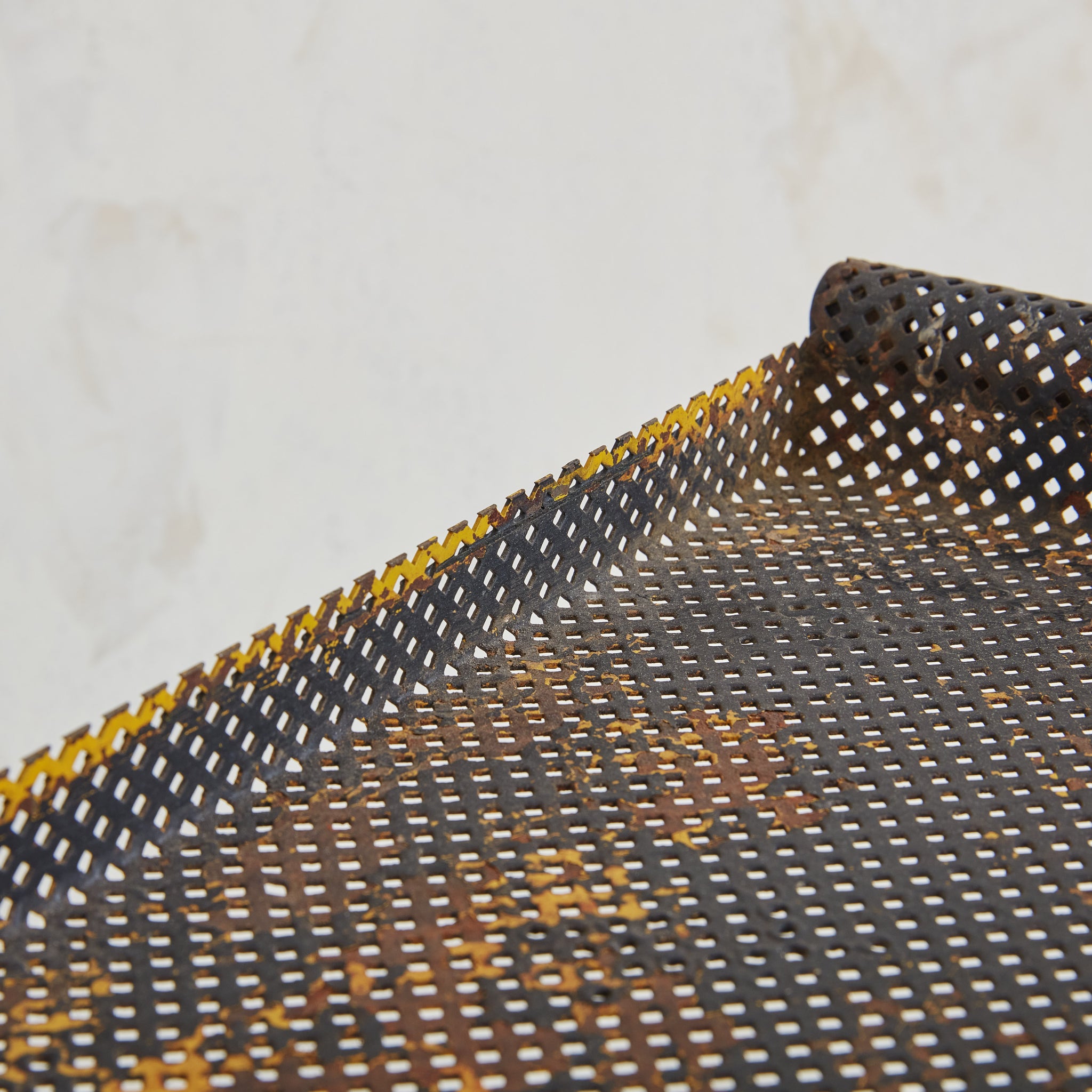 Mathieu Matégot Style Metal Tray Table, France 1970s