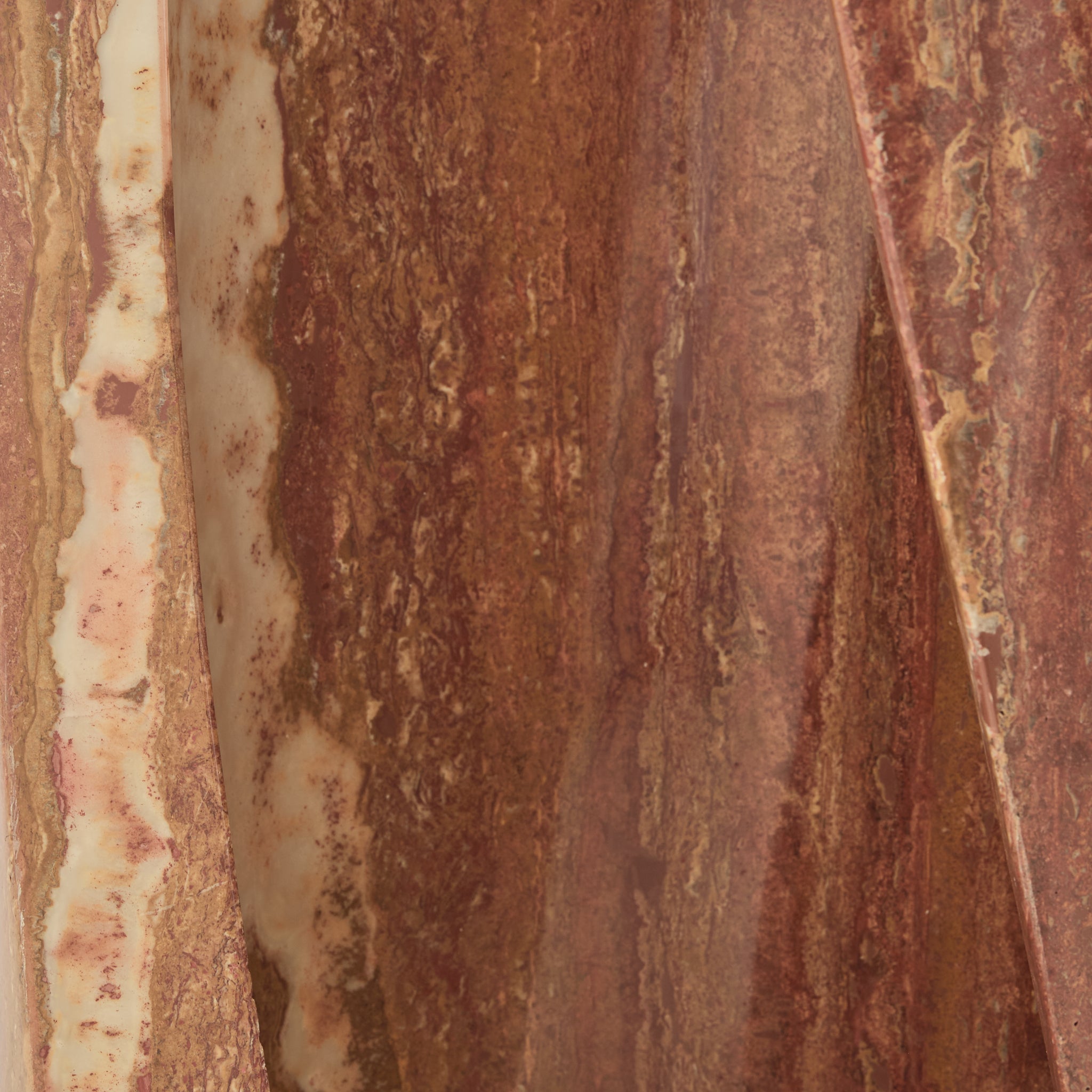 Red Rable Original Italian Red Marble Dining Table | South Loop Loft