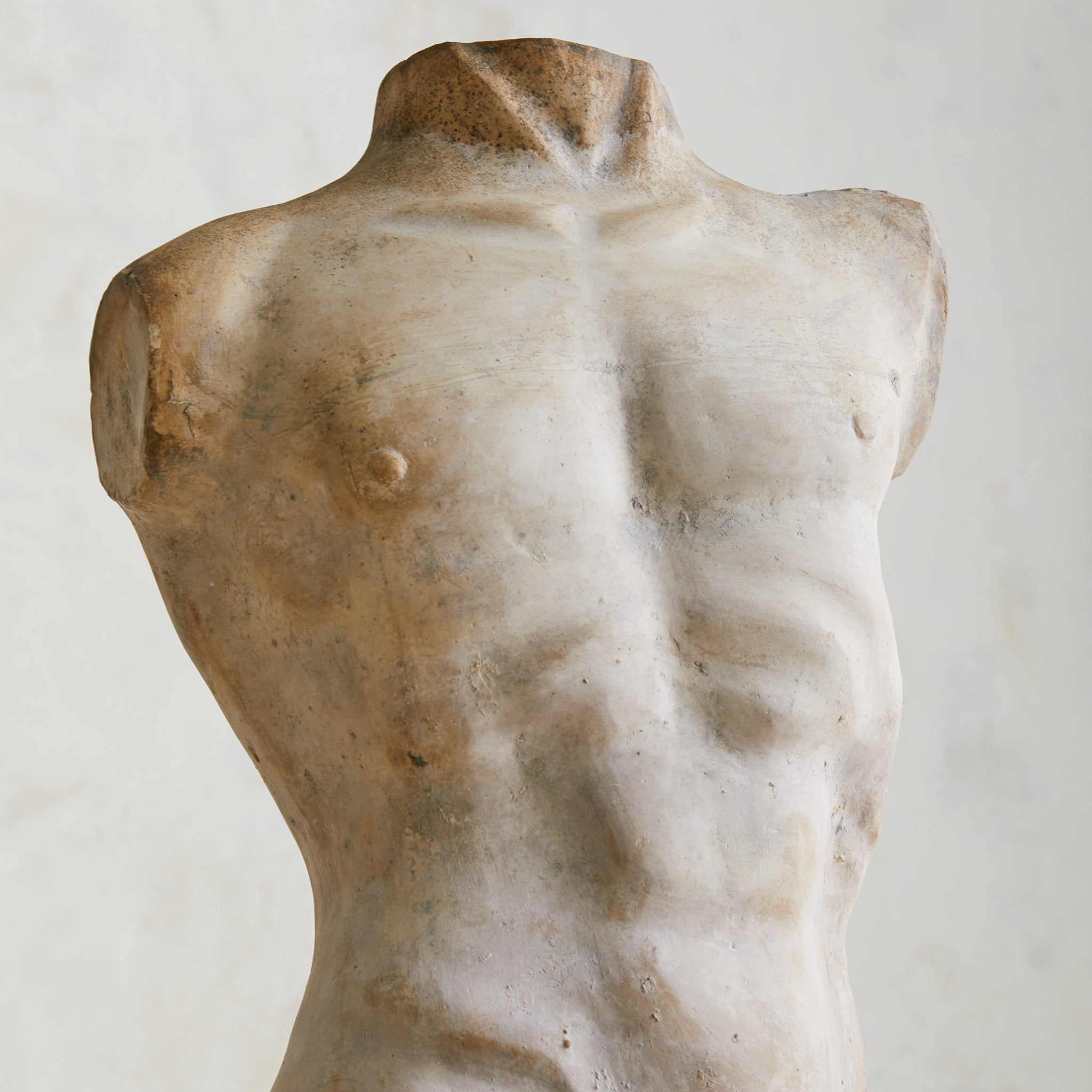 French Plaster Torso Sculpture | South Loop Loft