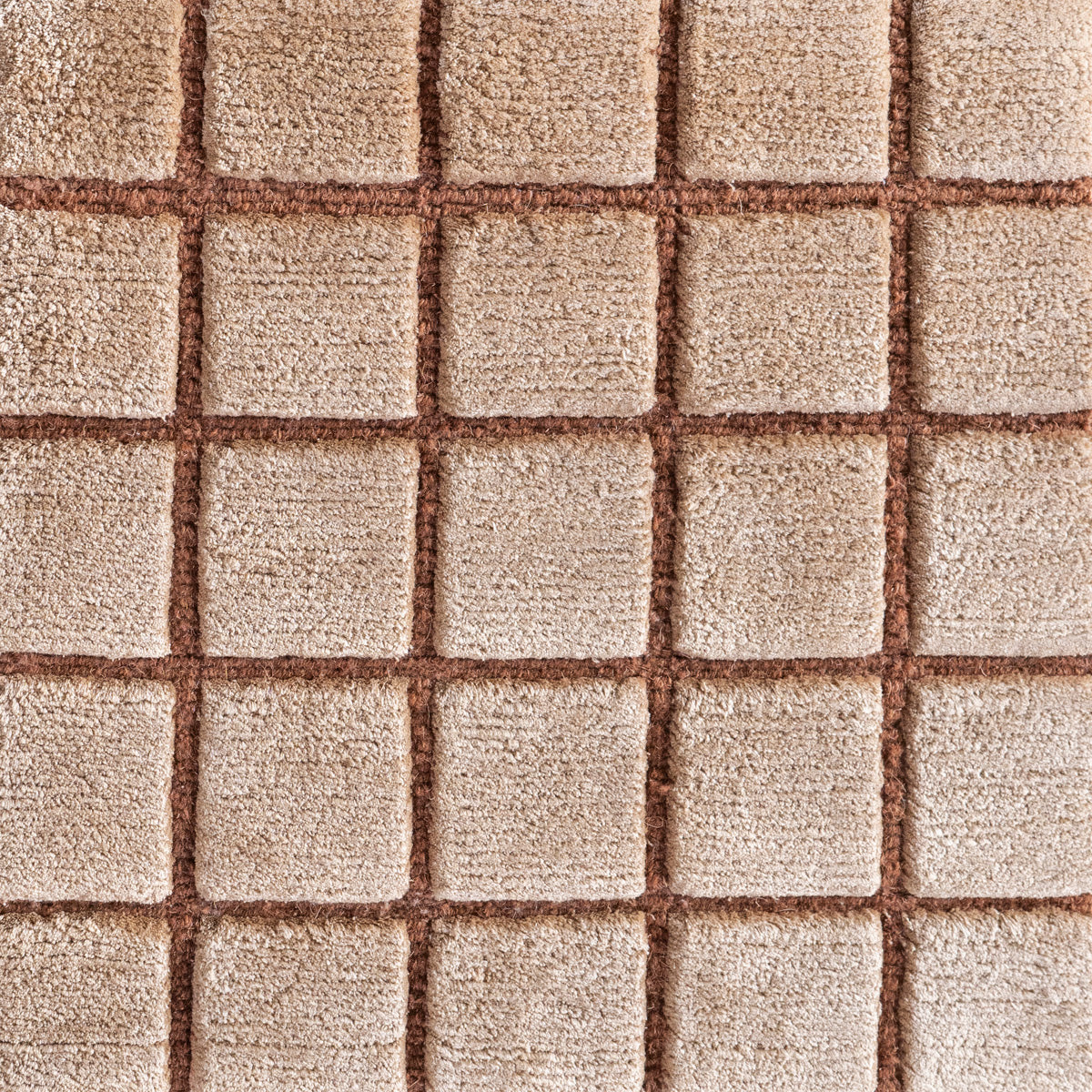 Puff Silky Rug in Sand by Patty Studios