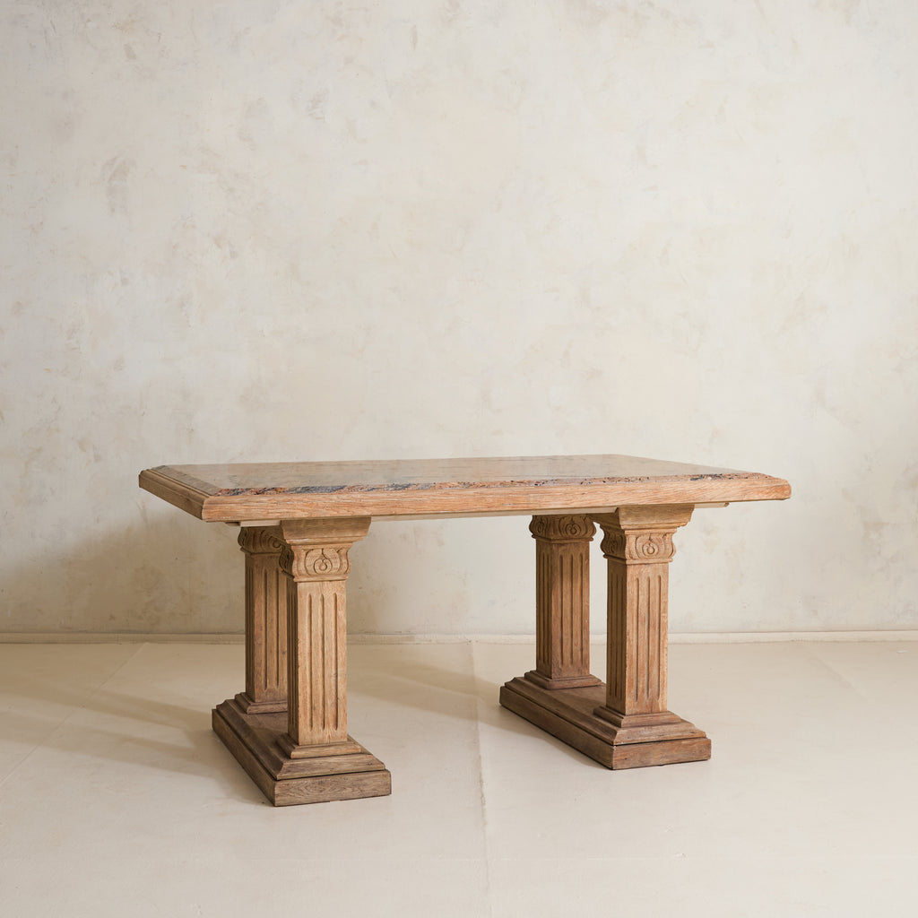 Belgian Oak Dining Chair by De Puydt, 1960s - 2 Available