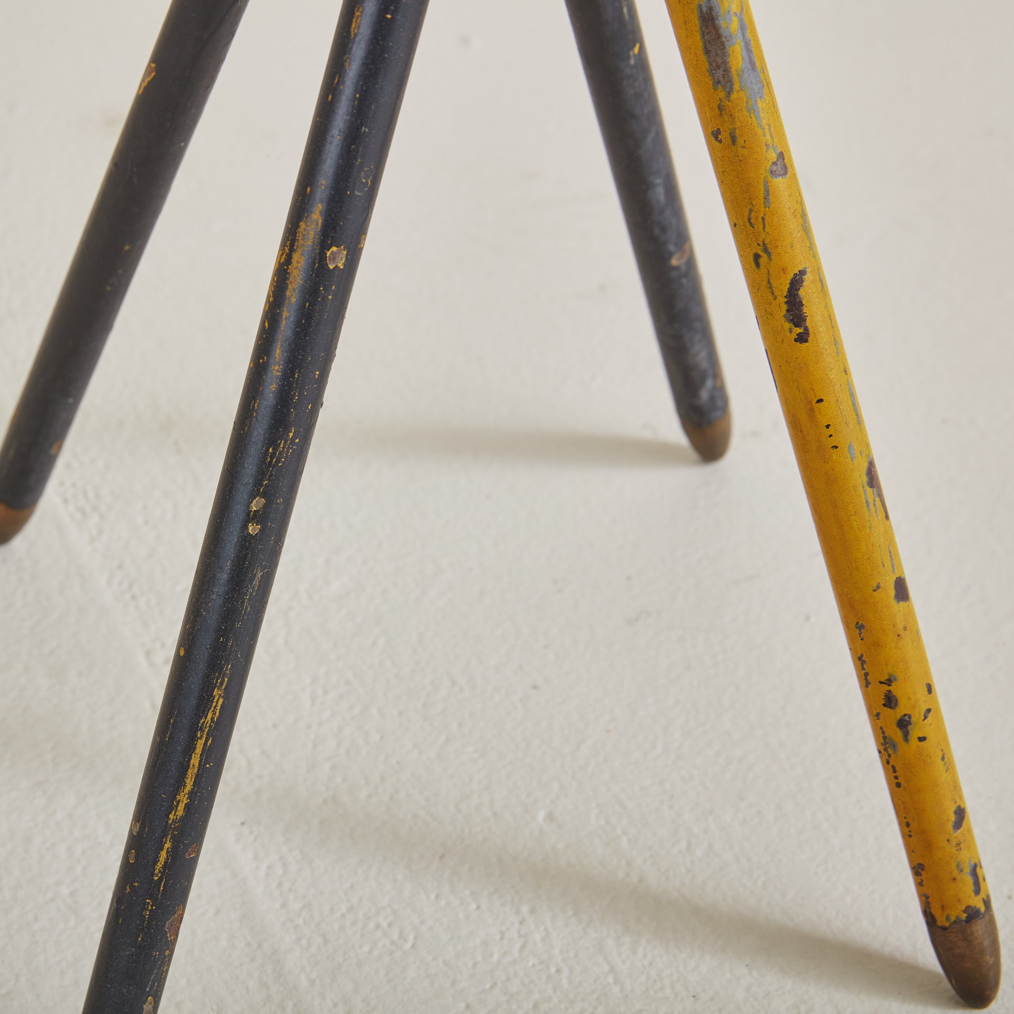 Mathieu Matégot Style Metal Tray Table, France 1970s