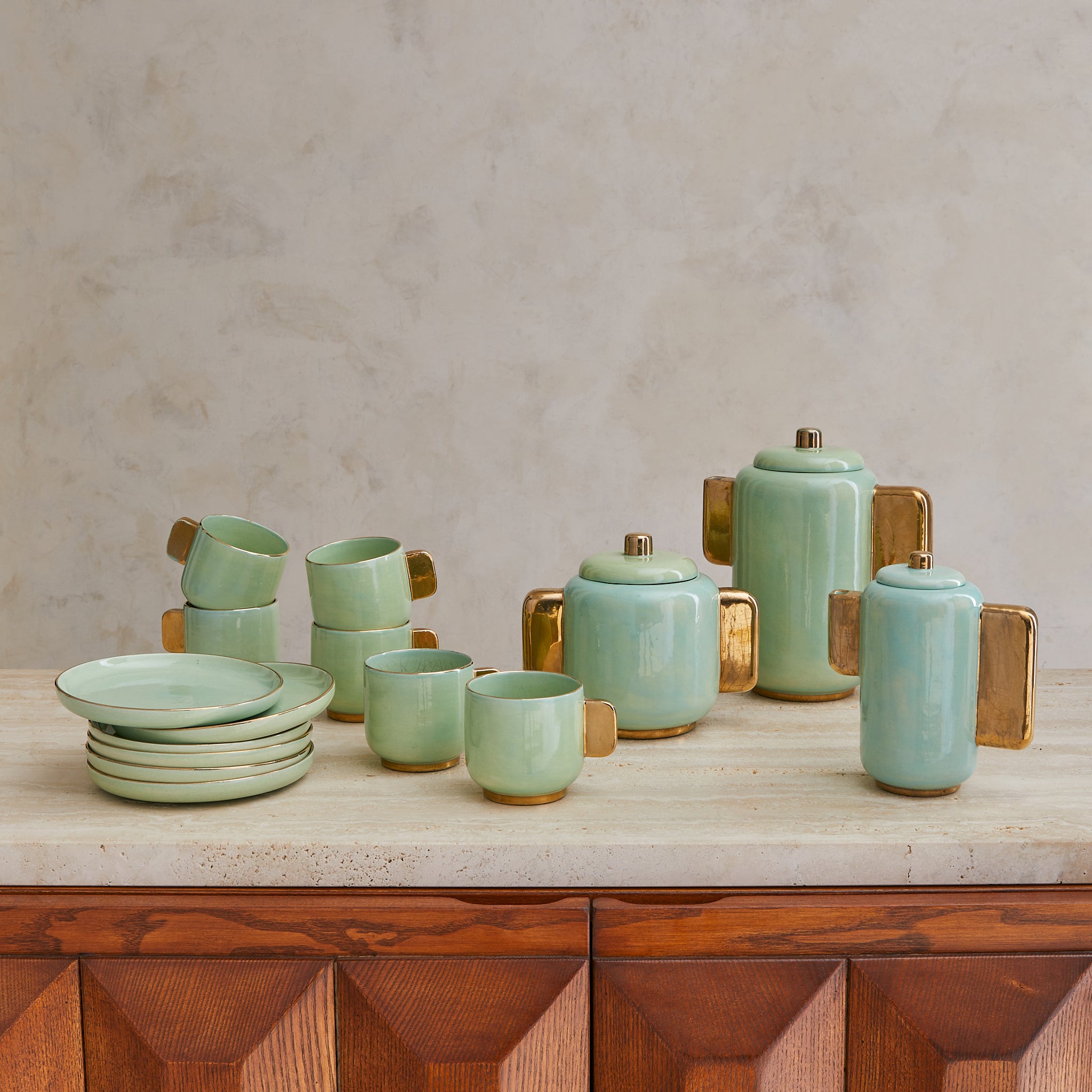 ROBJ Paris Art Deco Tea Coffee Set | South Loop Loft