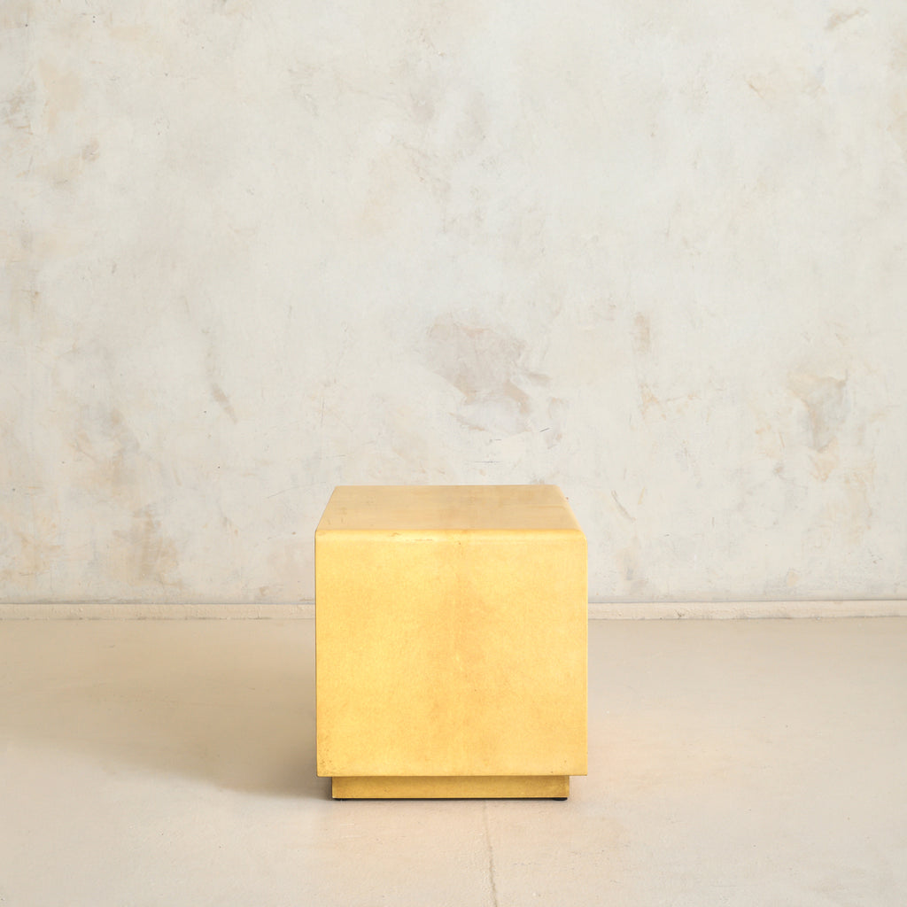 Aldo Tura Goatskin Nightstand | South Loop Loft