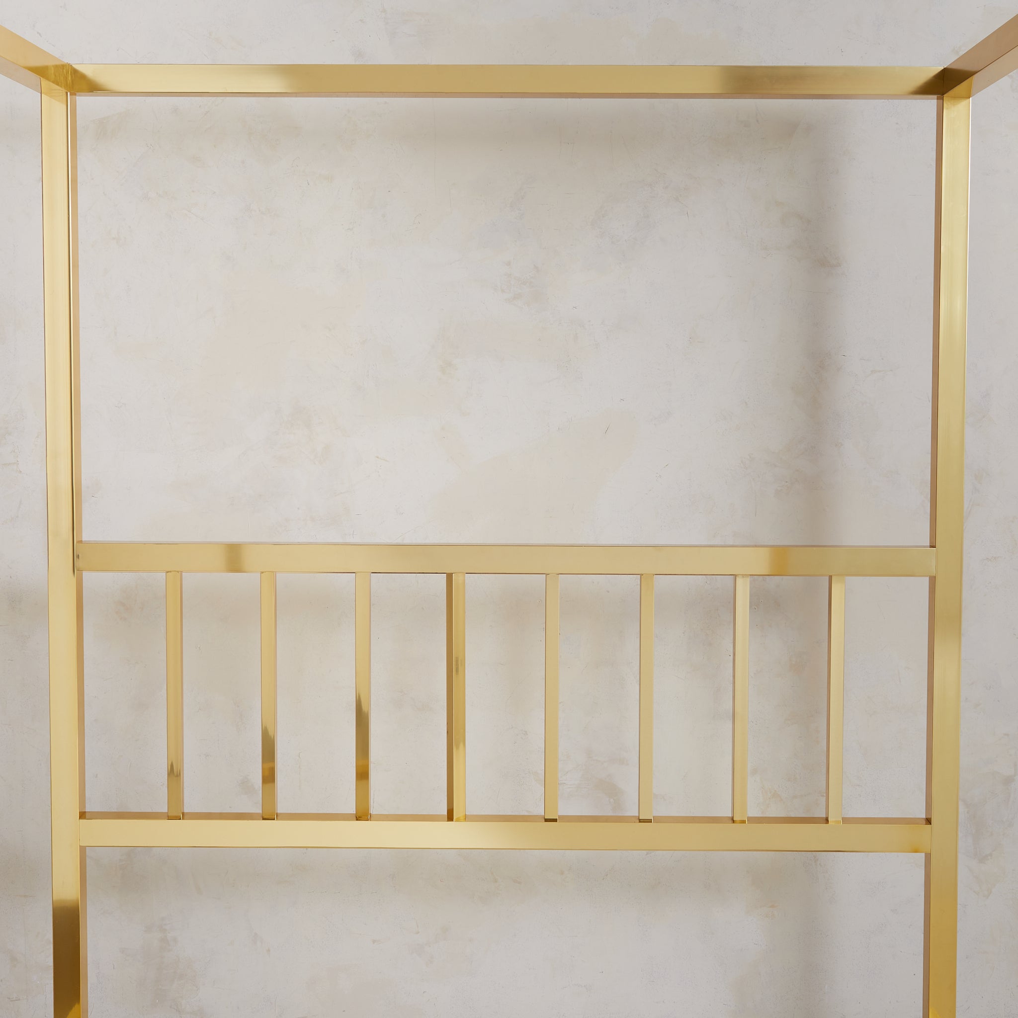 Pace Collection Brass Canopy Bed | South Loop Loft