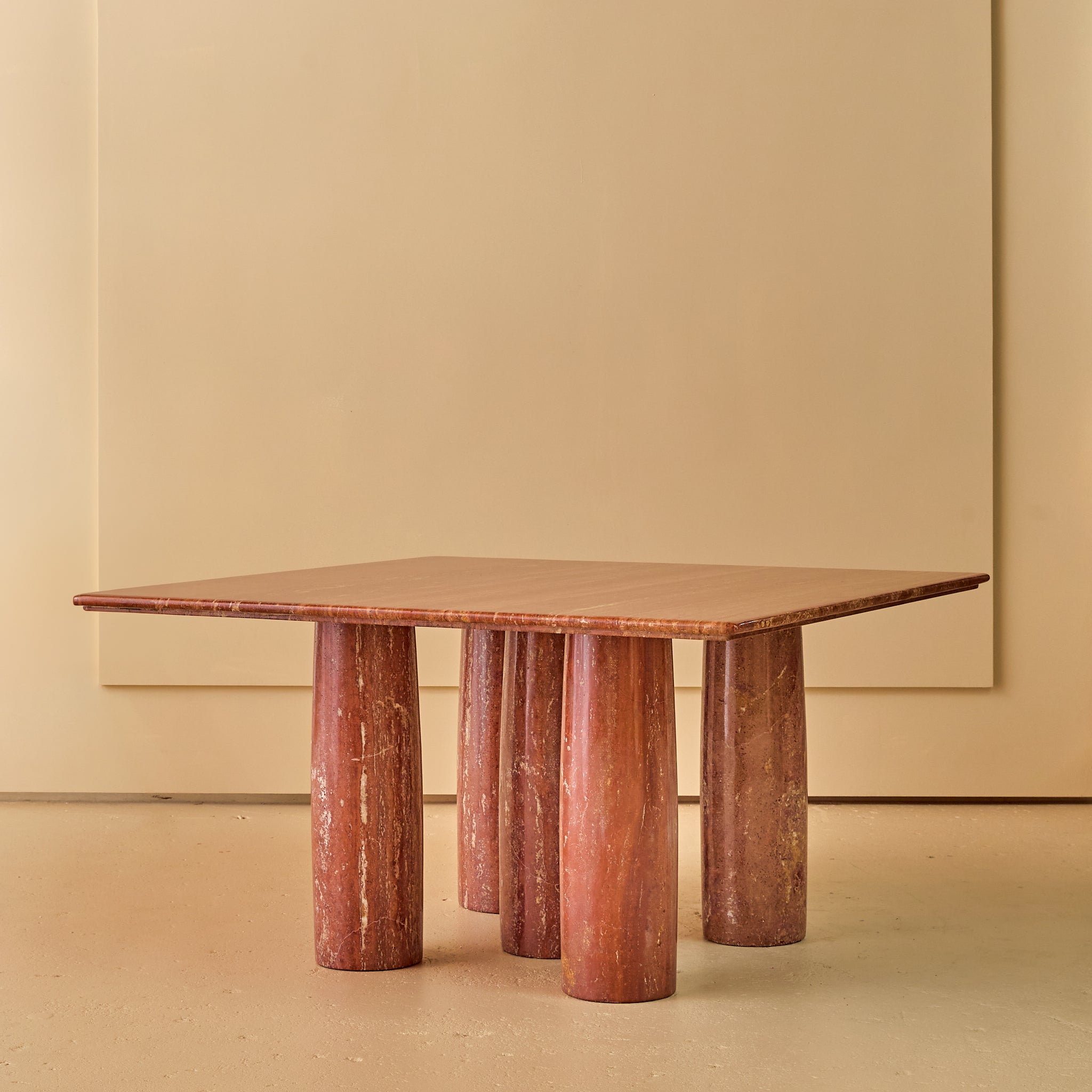 Il Colonnato Travertine Dining Table by Mario Bellini - South Loop