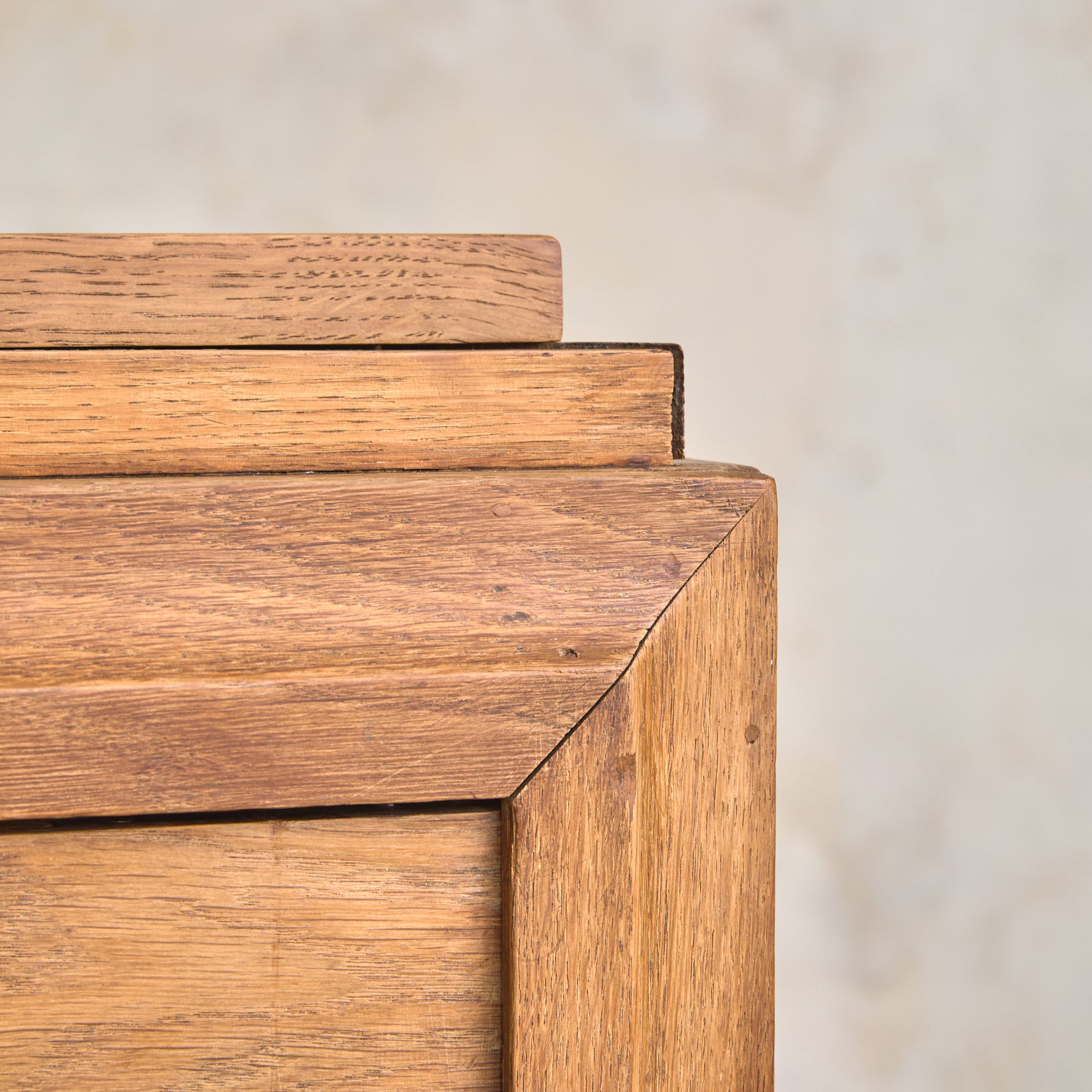 French Art Deco Oak Sideboard Attributed to Charles Dudouyt, 1940s
