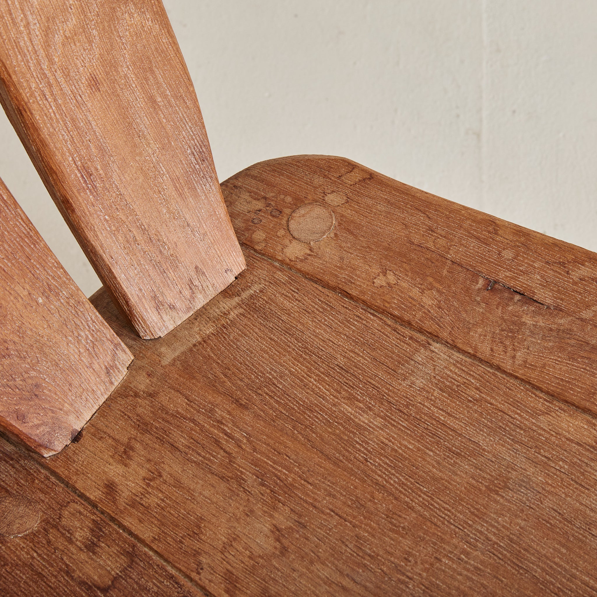 Set of 4 Two Armless + Two Armchairs Belgian Oak Dining