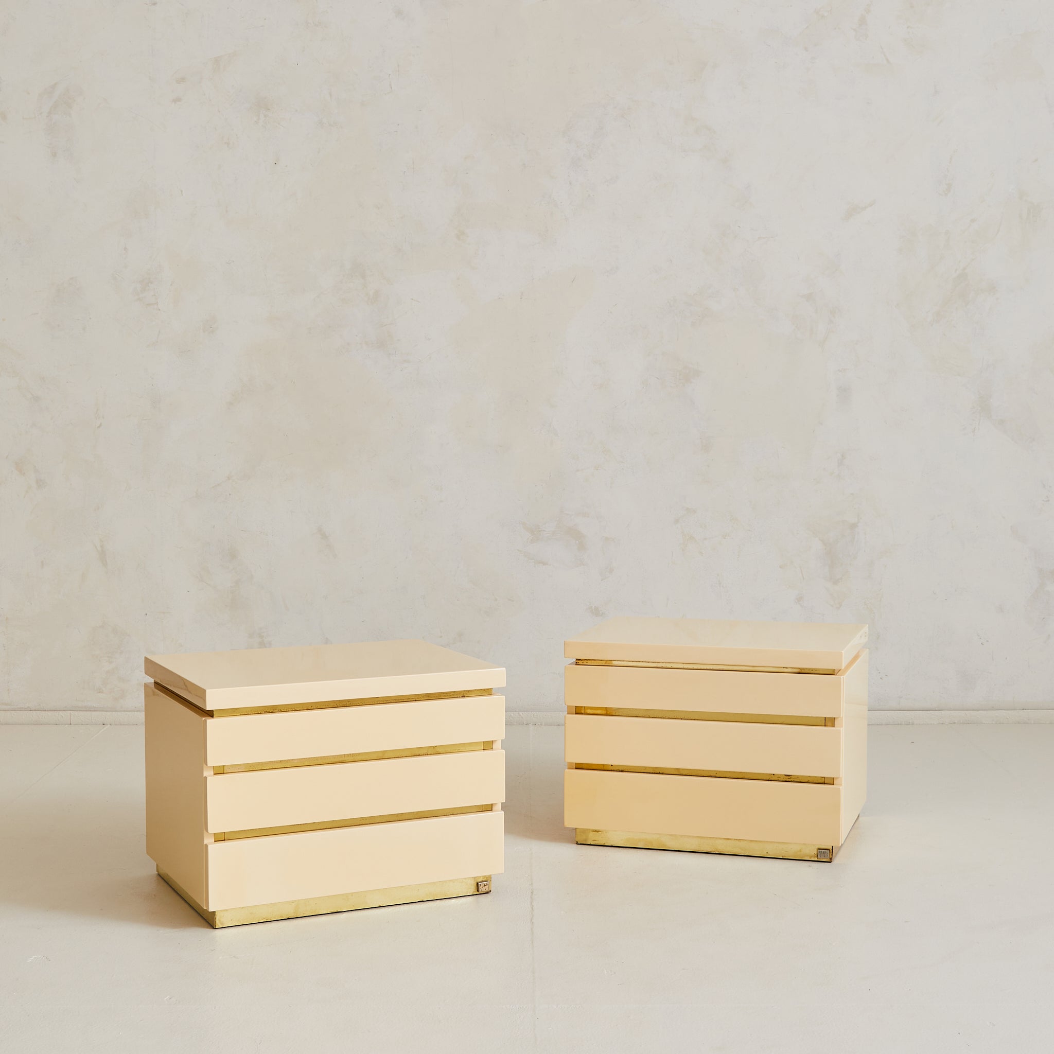 Jean Claude Mahey Lacquered Bedside Table | South Loop Loft