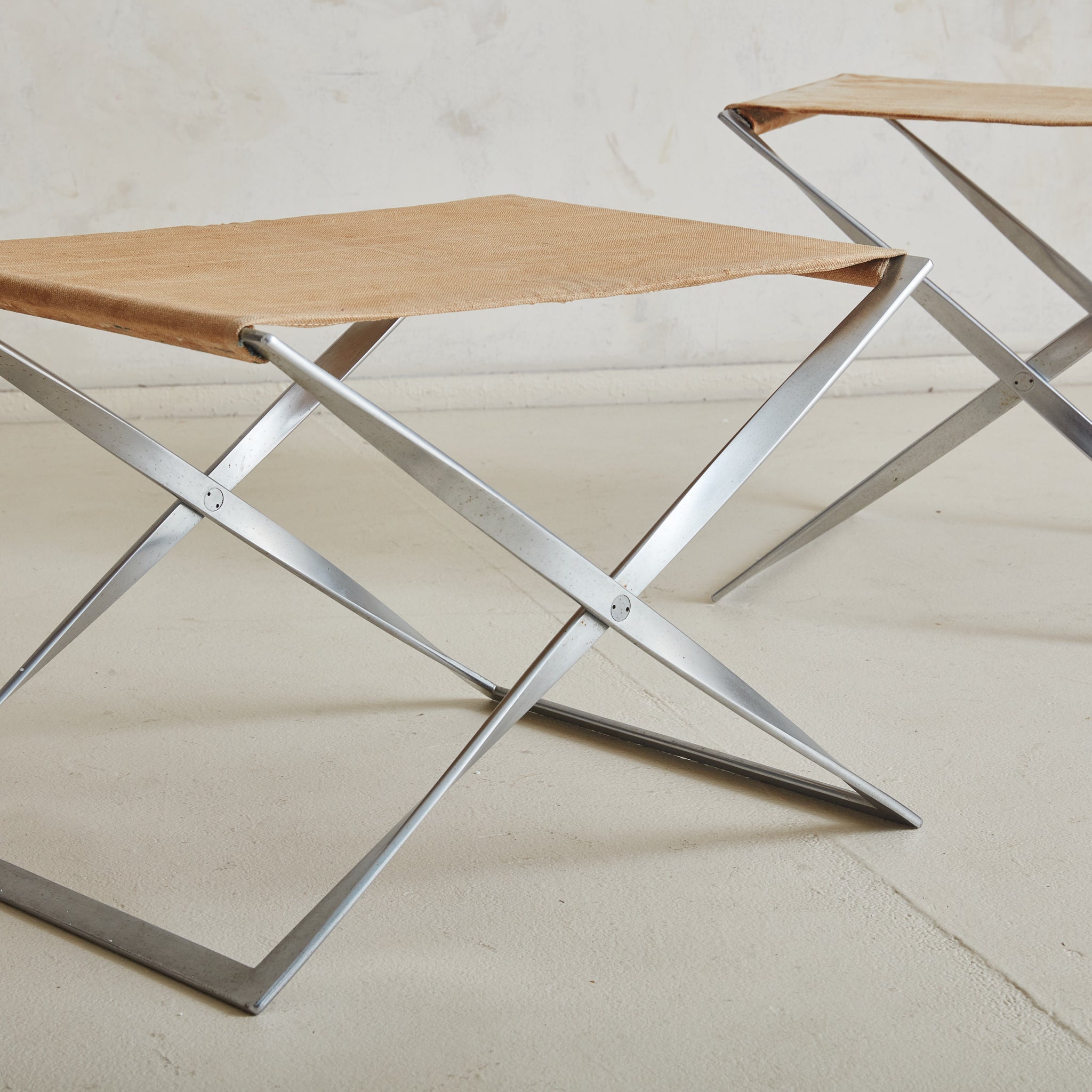 Poul Kjærholm PK91 Folding Stool | South Loop Loft