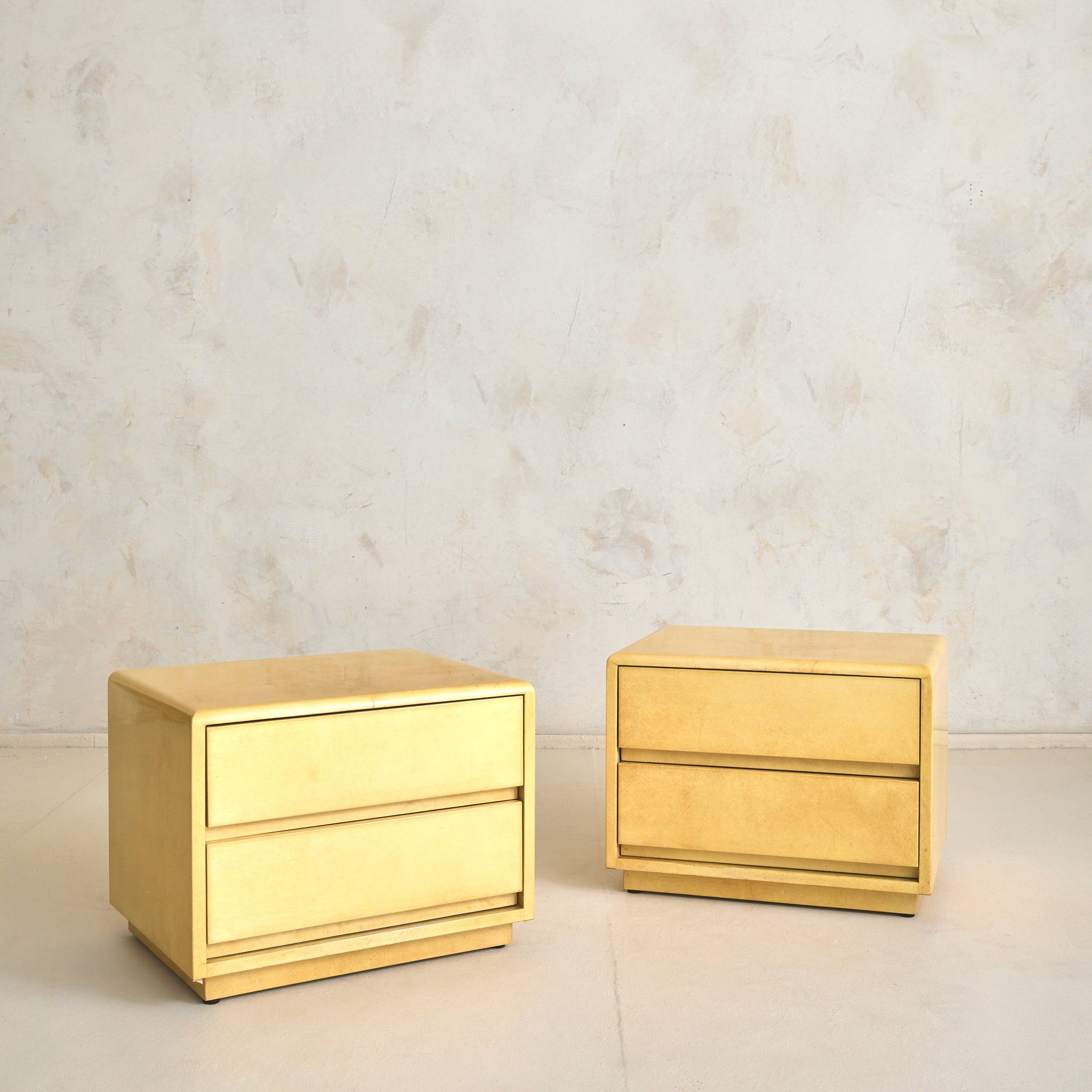 NPB GOLD　STAGE　K.TANAKA C2 Aldo Tura Goatskin Nightstand | South Loop Loft