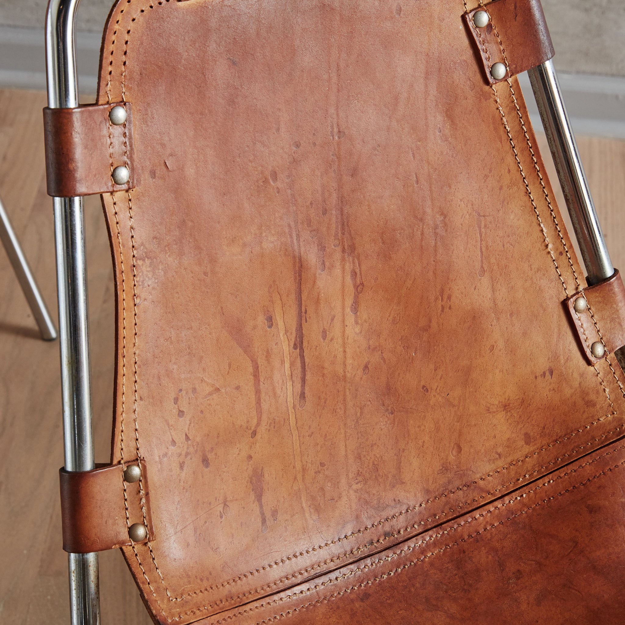 Set of 4 Les Arcs Chairs Attributed to Charlotte Perriand, France 1970